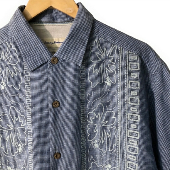TOMMY BAHAMA Hana Rue Linen Camp Shirt - Picture 3 of 10